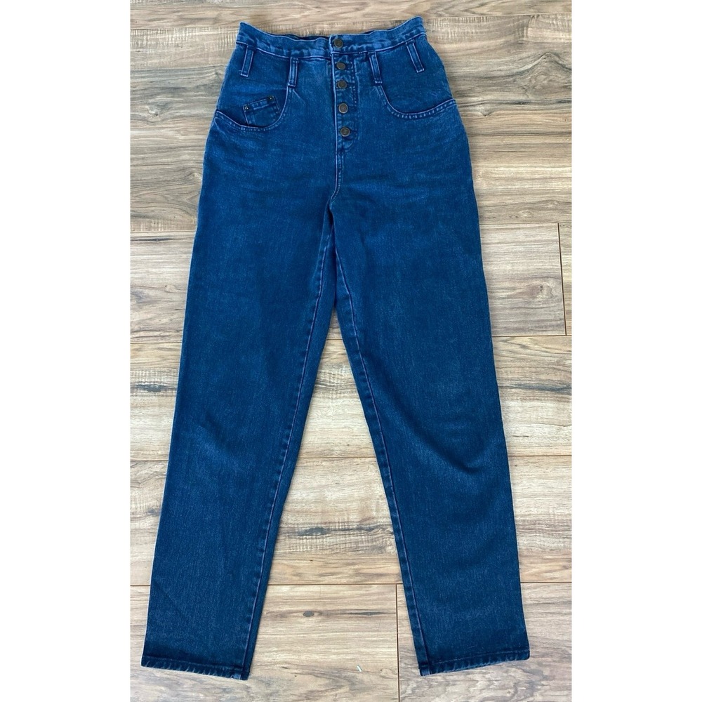 Vintage Lei Jeans Womens Y2K Riding Wear Button Fly High Rise Blue Sz 7 USA